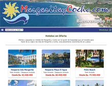 Tablet Screenshot of margaritaycoche.com